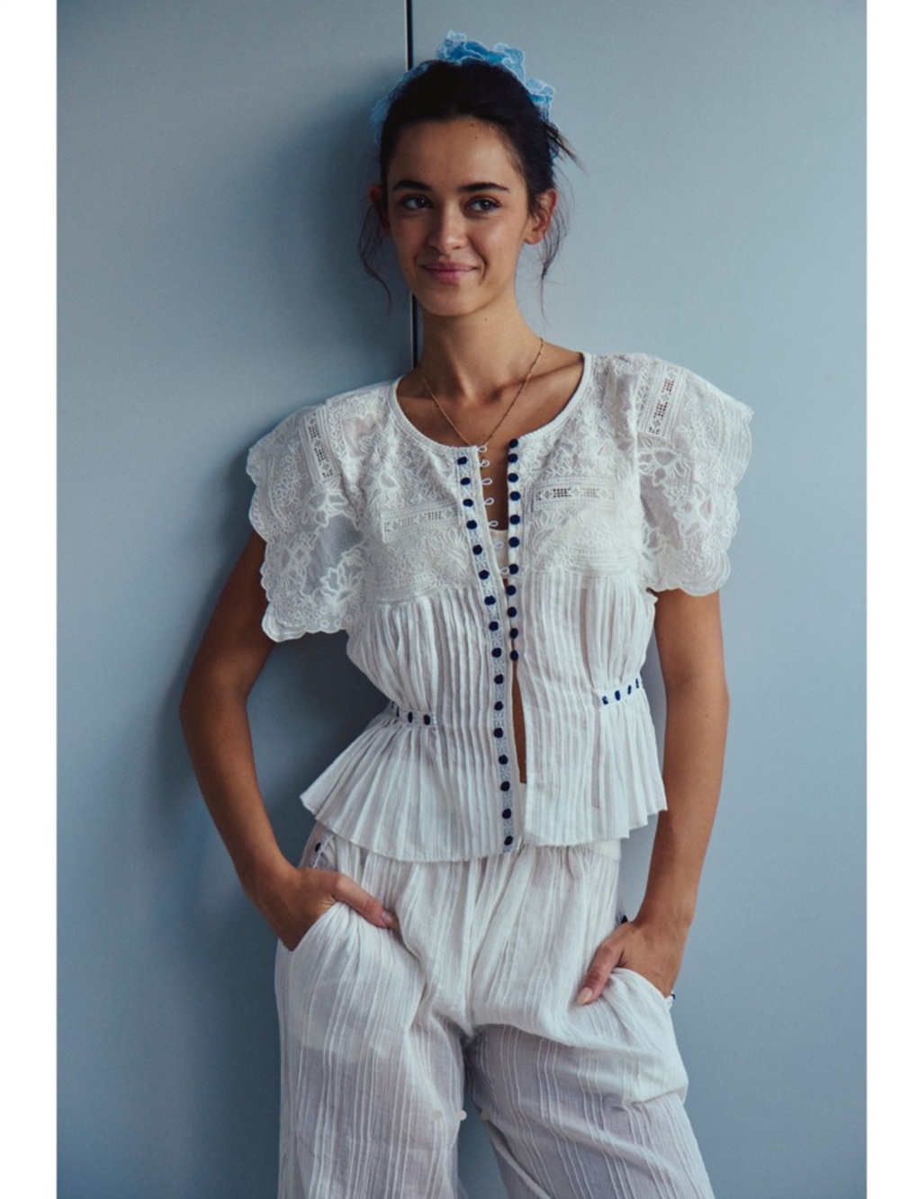 Free people sweet on you lounge set